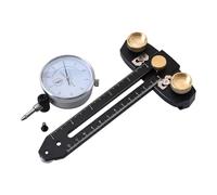 Table Saw Gauge - Tabletop Measuring Tool | Adjustable Length Precision Journal with Angle Gauge Indicator, Band Drill Presses and Workshop Equipment