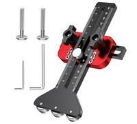 Table Saw Guide, Adjustable Positioning Fixing Tool Multi-Angle Track Saw Router Stop Aluminum Alloy Extended Fast Table Saw Jig Ripping Guide Cutting Tool With 3 Pulleys