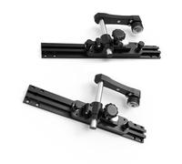 Table Saw Guider for Woodworking, Aluminum Alloy Push Feeder with Adjustable Tension and 180° Rotating Handle, Rebound Prevention via One-Way Bearing, 371x162mm, 2PCS