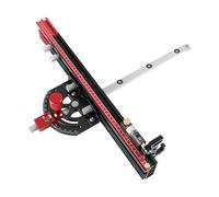 Table Saw Miter Gauge Adjustable Multi-Angle -60° to 60° Precision Miter Gauge with Quick Angle Stop for Table Saw Band Saw Router Table Fit 3/8 x 3/4" T Slot