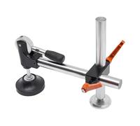 Table Saw Presser, Precision Sliding Table Panel Saw Eccentric Press Tool with 8cm Pressure Plate, Manual Clamp Pressure Plate Device, Hold-Down Clamp for Woodworking Metalworking