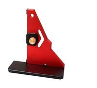 Table Saw Right Angle Corrector for Precision Woodworking - Aluminum & Copper Adjustable Stopper 2-5.5mm, Compatible with Track Saws Miter Saws, DIY Projects Tool (Red, 26 x 22.5 x 10 cm)
