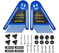 Table Saws Double Featherboard Set, 1 Pair Adjustable Pressure Comb, Woodworking Safety Spring Board, Milling Table Accessories for Engraving Machines