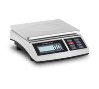 Table Scale 30 kg / 1 g 21 x 27 cm LCD - Table Scales by Steinberg Systems White