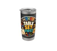 Table Set First Game Night Stainless Steel Insulated Tumbler