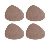 Table Set | Leather Place Mat Set | 4-Piece Heat Resistant Kitchen Outdoor Gift for Housewarming Apartment Country House