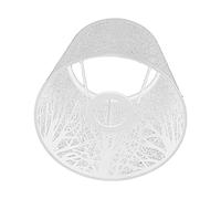 Table Shade, Tree Lampshade Table Shades Wrought Iron Lampshade Carved Tree Shaped E27 Shade, Shades, for Bedroom Bedside Decoration, 7.5 X 5.9 X 5.1In (White)