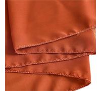 Table Skirt Table Skirts Chiffon Semi-Sheer Tablecloths For Backyard Weddings Birthday Party Cake Dinner Decorations(1PC Orange,70X426cm)