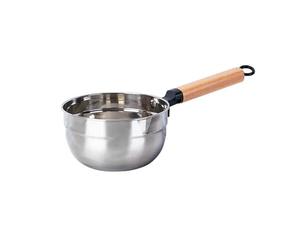 Table Spoons 304 Stainless Steel Water Spoon Household Kitchen Good-Looking Solid Wood Long Handle Large for Home