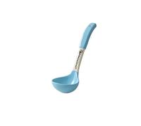 Table Spoons Ceramic Soup Spoon for Home Use Long Handle for Eating Ramen Cute and Good-Looking for Home(Blue)