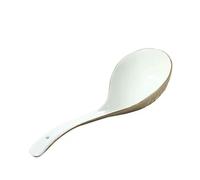 Table Spoons Household Large Soup Spoon Long Handle Ceramic Gold-Painted Hotel Porridge Thin Rice for Home