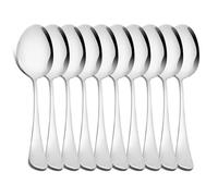 Table Spoons Set Stainless Steel Cutlery Serving Spoons 8.5 inch Long Heavy Dinner Spoon for Kitchen Dishwasher Safe (12)