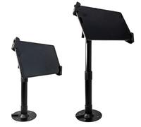 Table stand 360° holder lockable for tablets from 9.0" to 13.0" black