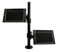 Table Stand Dual 360° Holder Lockable for iPad Mini in Black