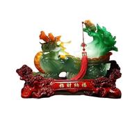 Table Statue Deluxe Resin Ornaments Living Room Entrance Office Fortune feng Shui Crafts Chinese Home Decorations Buddha Decoration (Color A, Size : L)