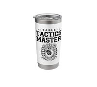 Table Tactics Master Billiard Cue Pool Snooker Stainless Steel Insulated Tumbler
