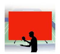 Table Tennis Baffle, Foldable Ping Pong Court Partition, Reusable Wrap-Around Fence Panels for Schools and Stadiums, Ideal for Practice and Competitions