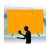 Table Tennis Baffle, Foldable Ping Pong Court Partition, Reusable Wrap-Around Fence Panels for Schools and Stadiums, Ideal for Practice and Competitions