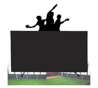 Table Tennis Baffle, Foldable Ping Pong Privacy Partition for Schools, Easy to Carry Stadium Fence with Swivel Brackets, Ideal for Events and Training