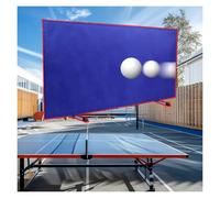 Table Tennis Baffle Surround - Portable Tool-Free Assembly Modular Panel System for Court Block Guardrail