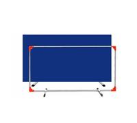 Table Tennis Baffles,Freestanding Self-Study Training Baffle,Heavy-Duty Barriers Around Courts Galvanized Steel Pipe,for School Stadium(Blue,1pcs)