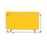 Table Tennis Baffles,Freestanding Self-Study Training Baffle,Heavy-Duty Barriers Around Courts Galvanized Steel Pipe,for School Stadium(Yellow,10pcs)