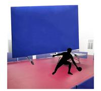 Table Tennis Baffles - Heavy-Duty Foldable Privacy Partition Screen for Self-Training & Competitions, Portable 8PCS Set for Schools & Stadiums (Orange, 140x75CM)