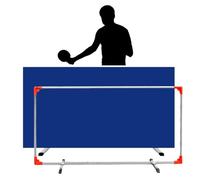 Table Tennis Baffles,Portable Temporary Partition Screen,Self-Study Training Equipment,for Club/School/Stadium(Blue,8pcs)
