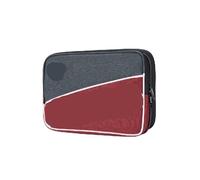 Table Tennis Bag 1 Pcs Table Tennis Racket Bag Big Capacity Waterproof Ping Pong Bat Protection Case for Table Tennis Carrying Case for Ping Pong Paddles(Red)