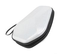 Table Tennis Bag EVA Hard Case 28cm Racket Cover(white)