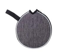 Table Tennis Bag Table Tennis Bat Bag Training Sport Supplies Ping Pong Paddles Case Table Tennis Rackets Bag with Belt Capacity Single Paddle Carrying Case for Ping Pong Paddles(Gray 1)