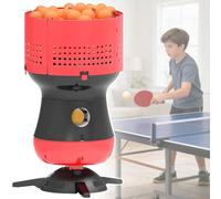 Table Tennis Ball Launcher, Automatic Ping Pong Serving Machine, Cordless Control, Spin and Speed Adjustable, 90 Ball Capacity, Customizable Drills