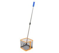 Table Tennis Ball Picker with Telescopic Rod and Large Capacity | Nylon Net Bag with Stainless Steel Parts, Corner Reach for Court Use and Under-table Pickup