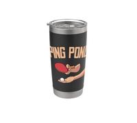 Table Tennis Ball Table Tennis Player Ping Pong Stainless Steel Insulated Tumbler