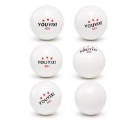 Table Tennis Balls 40+ 3 Star ABS Plastic Ping Pong Balls Professional High Bounce Durable Training Practice Competition Tournament Regulation Size Indoor Outdoor 6 Pack for Adults Kids Clubs Home