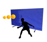 Table Tennis Barrier,Foldable Table Tennis Barrier - Heavy Duty Privacy Screen for Self Training & Club Competitions - 10PCS 140x75CM Surround Partition for Schools & Stadiums