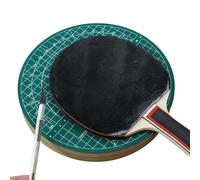 Table Tennis Bat Chopping Board | Rotatable Universal PVC Professional Design - Low Friction Rotating Cutting Mat | For Adults Advanced Beginners Amateurs Family Friends