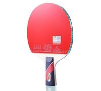 Table tennis bat， Ping Pong Racket Paddle 1-Pack for Daily Training and Family Activities for Beginners / 4 Stars(Short handle)