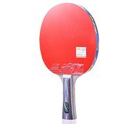 Table tennis bat, Professional Training Ping Pong Paddle Set,Comfortable Handle / 6 Stars/Short,Table tennis bat(Long handle)