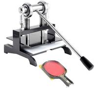 Table Tennis Bat Rubber Cutter - Manual Edge Cutting Machine with Double Roller Bearings for Bat Materials Factory Workshop