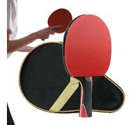 Table Tennis Bat - Table Tennis Paddles, pingg Pong Bats | Professional Racket Light Handle For A Stable Feel And Easy Ball Control. Fast Attack Shots Precise Spins