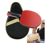 Table Tennis Carbon Fiber Wood | Professional High Energy Sponge Paddle 195G CS FL Classic Handle Bat With Protective Cover for Youth Training