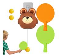 Table Tennis Coach - Interactive Pong Games with Door Frame, PC Sports Toy with Adjustable Cord 133cm, Motor Skills, Brain and Recreational Practice | Portable Game for Tennis