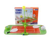 Table Tennis Family Game - Mini Board Game Set, Net Divider Included, Compact Foldable Design, Quick Assembly | Indoor Tabletop Play Toy for Kids Adults Teens Two Player Office Living Room Recreation