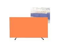 Table Tennis Field Fence,Ping Pong Baffle for Court,600D Cloth Surround,for Community Game Room(Orange,140x75cm/2pieces)