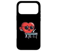 Table Tennis Heart Ping Pong Player Valentine's Day Case for iPhone 17 Pro Max