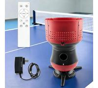 Table Tennis Launcher Machine with Remote Control, 90 Ball Capacity, Programmable Ball Pitching, Customizable Spin and Speed for Home and Training Facilities