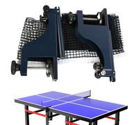 Table Tennis Net with Clamps - Competition Grade Net Set - Replacement Adjustable Portable Sport Accessories for Basement Recreation Community Center Gym School Backyard Games Break Room