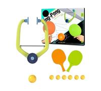Table Tennis Over The Door,Adjustable Pong Exercise Toy | Table Tennis Trainer Portable Set - for Men Boys Girls Youth Teens Wife Husband Son Daughter Family Friends