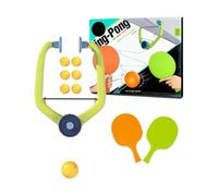 Table Tennis Over The Door - Adjustable Pong Training Toy - Table Tennis Trainer Portable Set - for Men Boys Girls Youth Teens Wife Husband Son Daughter Family Friends